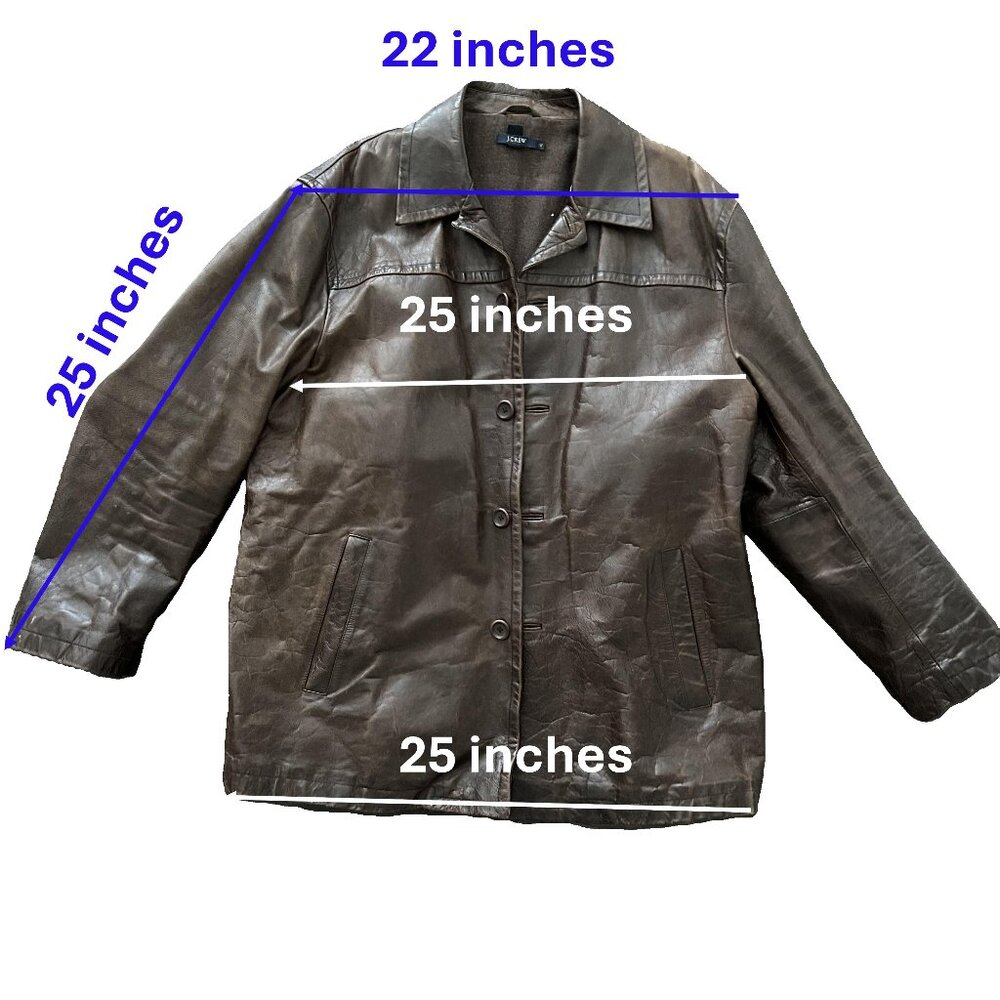 Vintage J. Crew Men's Leather Jacket_XL